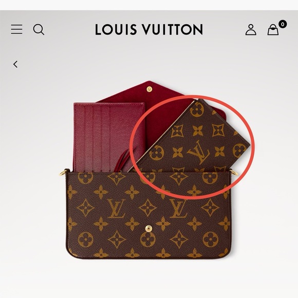 Louis Vuitton Classic Monogram Zip Pouch - Picture 4 of 4